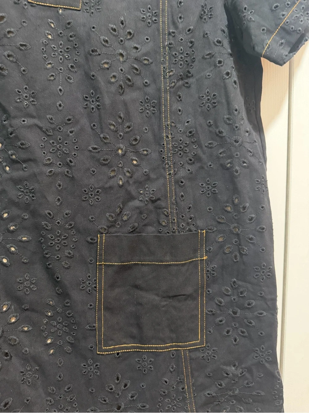 Umgee Black Women's Eyelet Dress Size Small